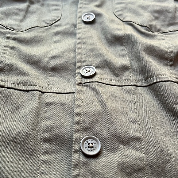 NWT Torrid Stretch Twill Peplum Utility Jacket in Olive Green , Size: 14-16 - Picture 9 of 17